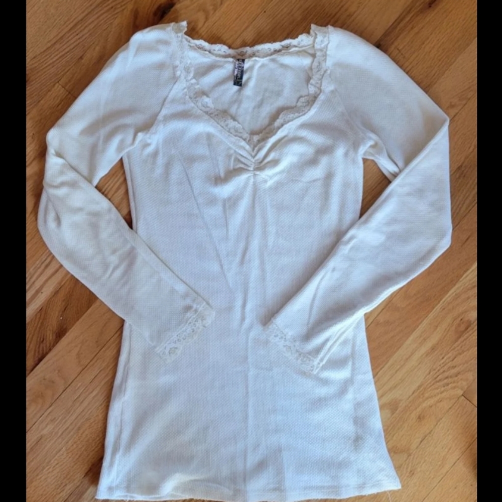 Free People Lace Trim Thermal